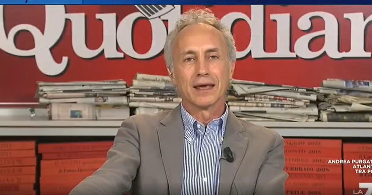 Marco Travaglio a Otto e mezzo, il dubbio sulla Bellanova e la sanatoria per gli immigrati irregolari: "Non vorrei fosse un trabocchetto"