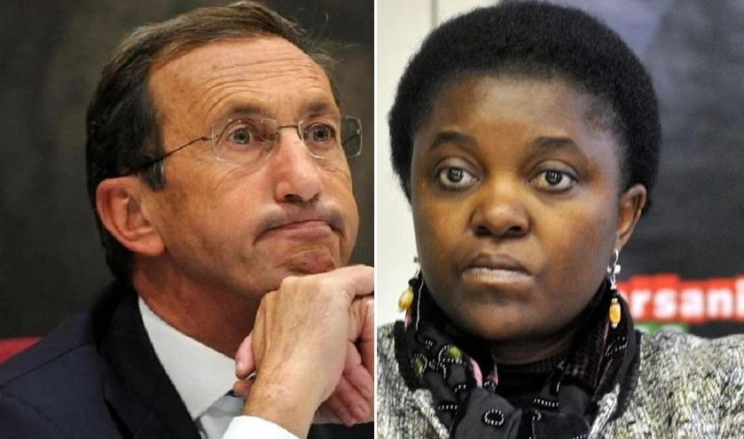 Gianfranco Fini e Cecile Kyenge