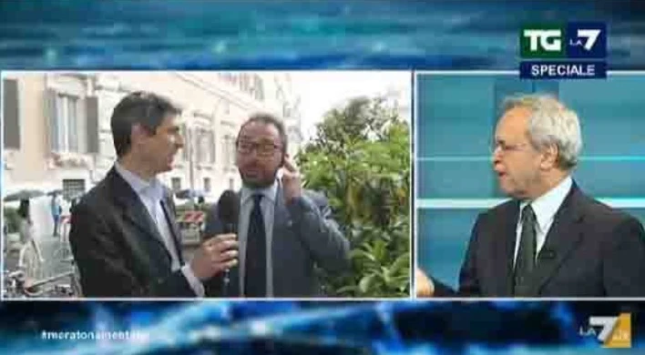 Enrico Mentana affonda il grillino Alfonso Bonafede: fa il gradasso? Il direttore lo affonda con tre parole