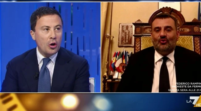 Otto e Mezzo, Bocchino stronca Decaro: "Tanto vince il centrodestra, con o senza di te"