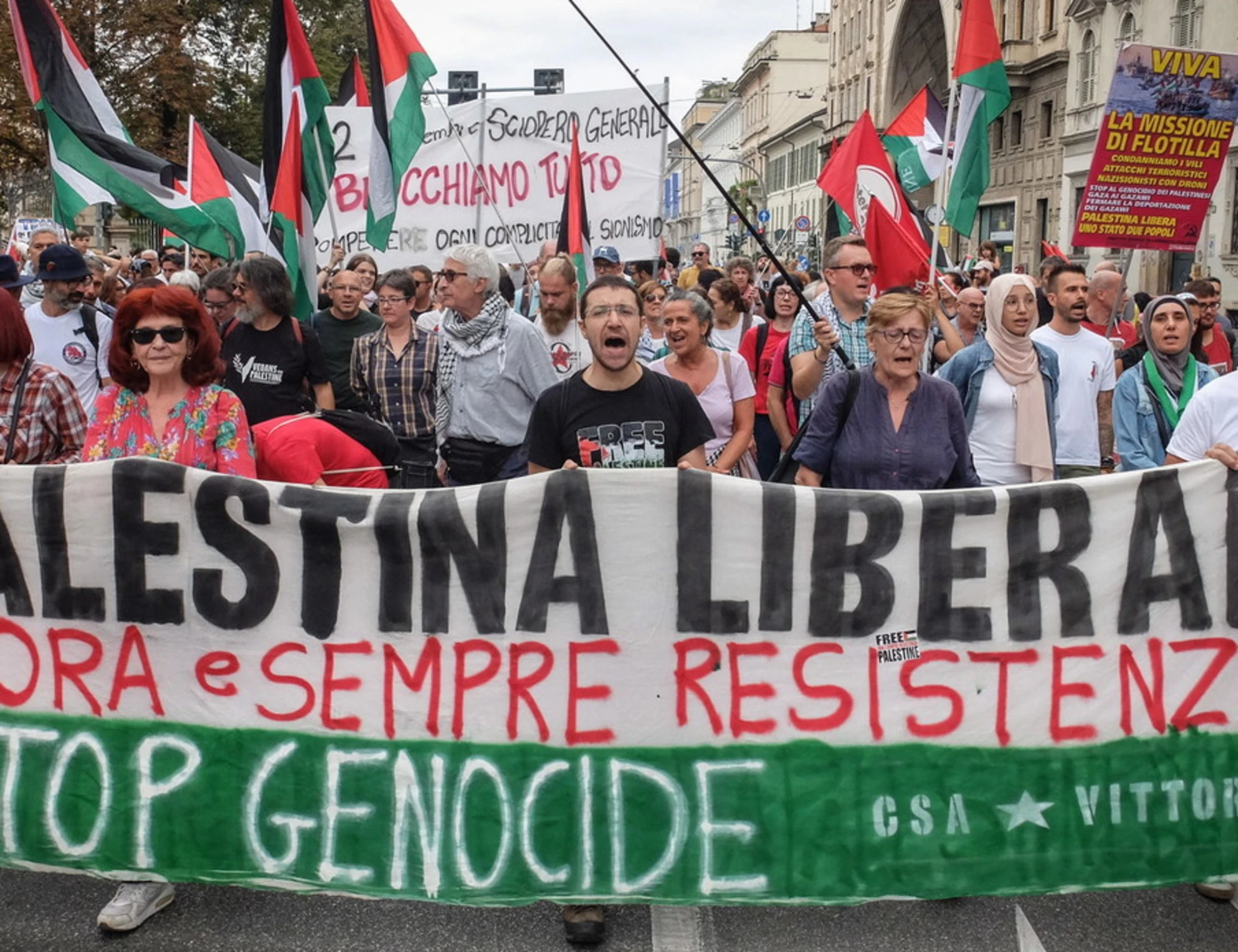 Propaganda pro-Palestina pure nelle scuole