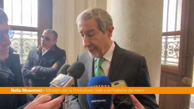 Musumeci "Dovremo convivere con le mareggiate e con i rischi naturali"