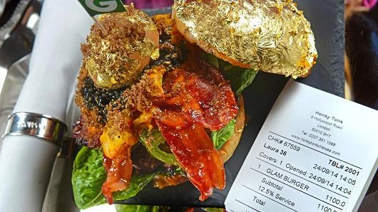 Glamburger, il panino raffinato da 1.000 euro