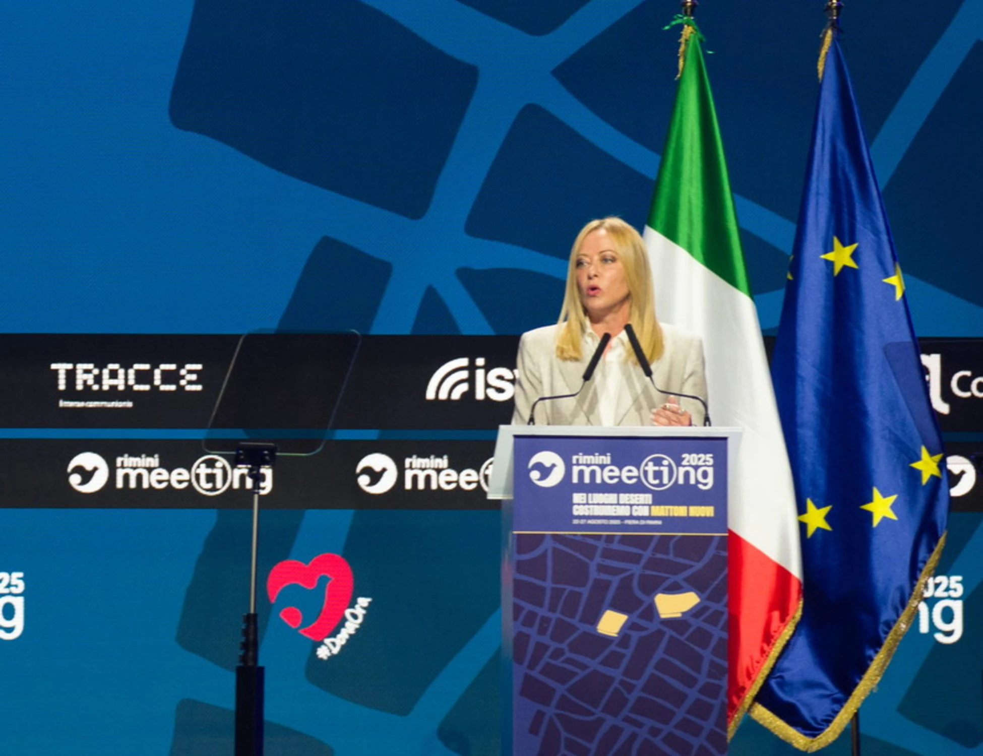 Giorgia Meloni, il Meeting e i giovani conquistati