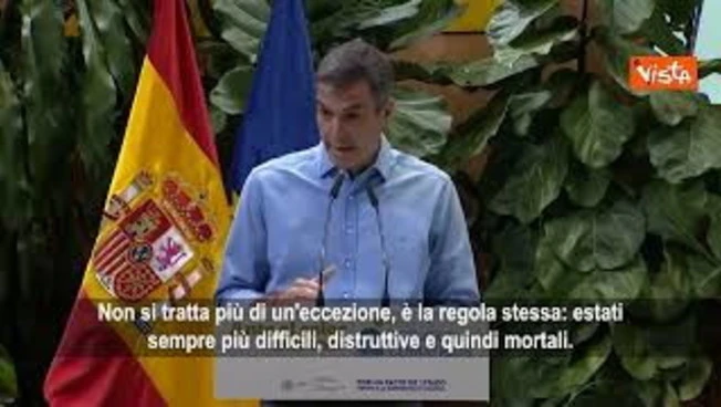 Sanchez: L'emergenza climatica uccide, estati sempre più mortali