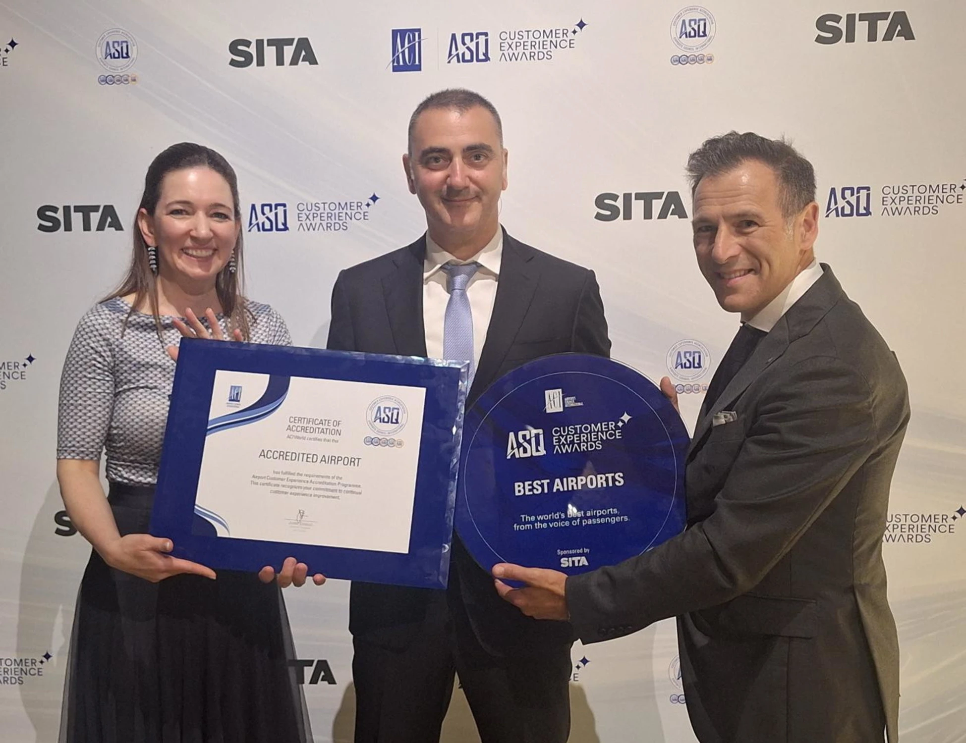 MILANO LINATE RICEVE L’AIRPORT SERVICE QUALITY AWARD 2025