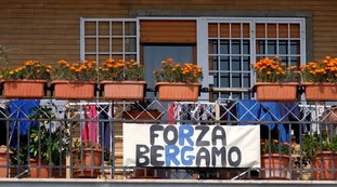 Bergamo, coronavirus: 1.800 trentenni colpiti da polmonite