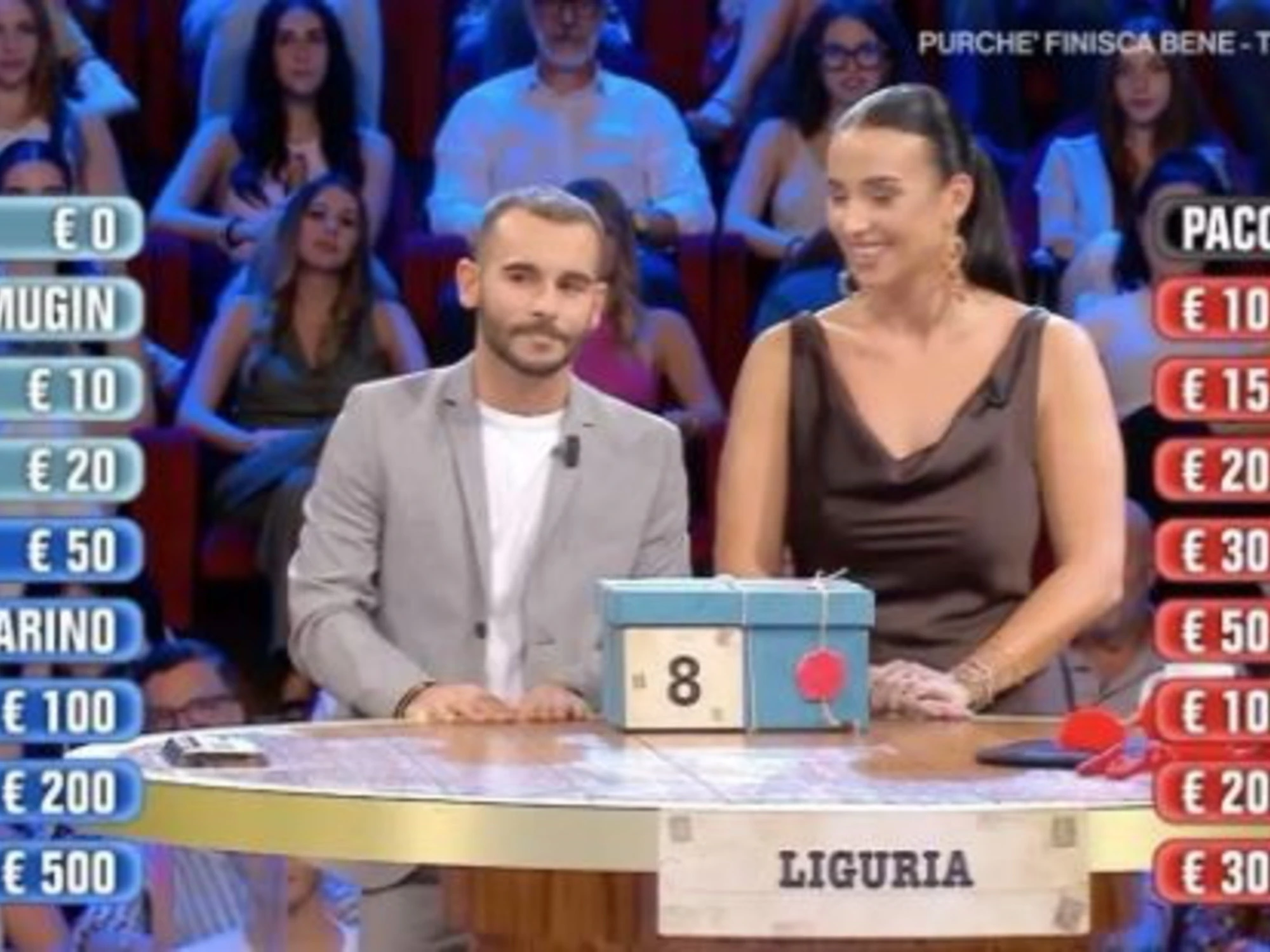 Affari Tuoi, Beatrice e il microfono aperto: figuraccia sui titoli di coda