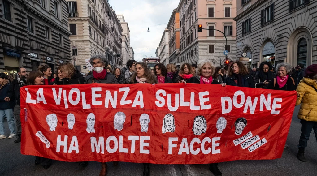 Meloni, "ti mangiamo il cuore": striscioni choc al corteo contro la violenza sulle donne