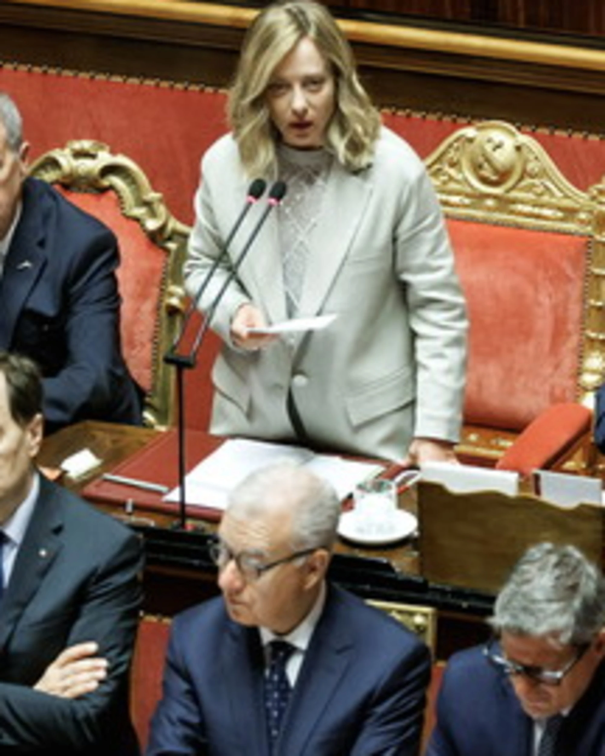 Giorgia Meloni, "lo dico da patriota": sinistra azzerata