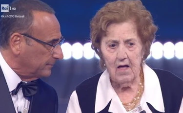 Sanremo 2026, Gianna e "la resistenza!": l'ultimo delirio rosso su una signora di 105 anni