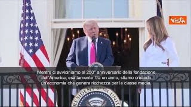4 Luglio, Trump: "Siamo nell'età dell'oro americana"
