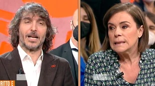 Dritto e Rovescio, Cruciani demolisce la piddina Gualmini: "La vostra grandissima ipocrisia su Putin", lei balbetta
