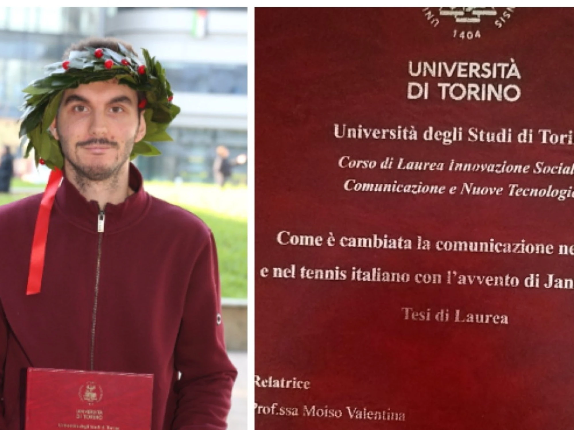 Jannik Sinner diventa una laurea: un primo clamoroso caso