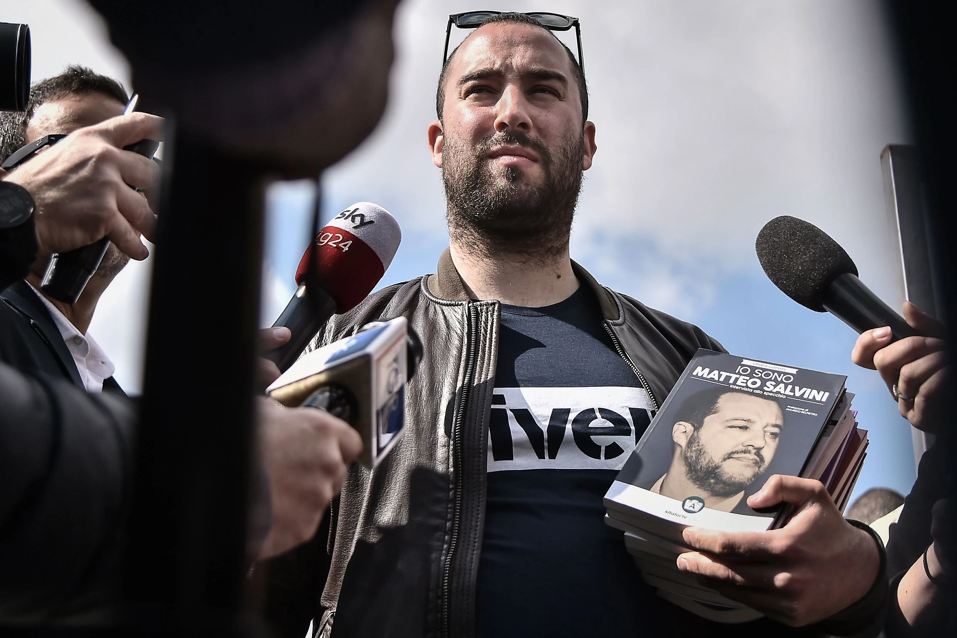 Francesco Polacchi, l'editore del libro-intervista a Matteo Salvini: "Non è un fascista ma un furbo"