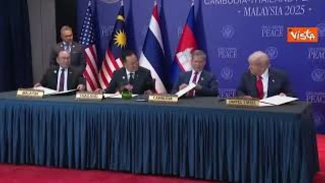 Leggi l'articolo: Trump assiste alla firma degli accordi di pace tra Thailandia e Cambogia a Kuala Lumpur