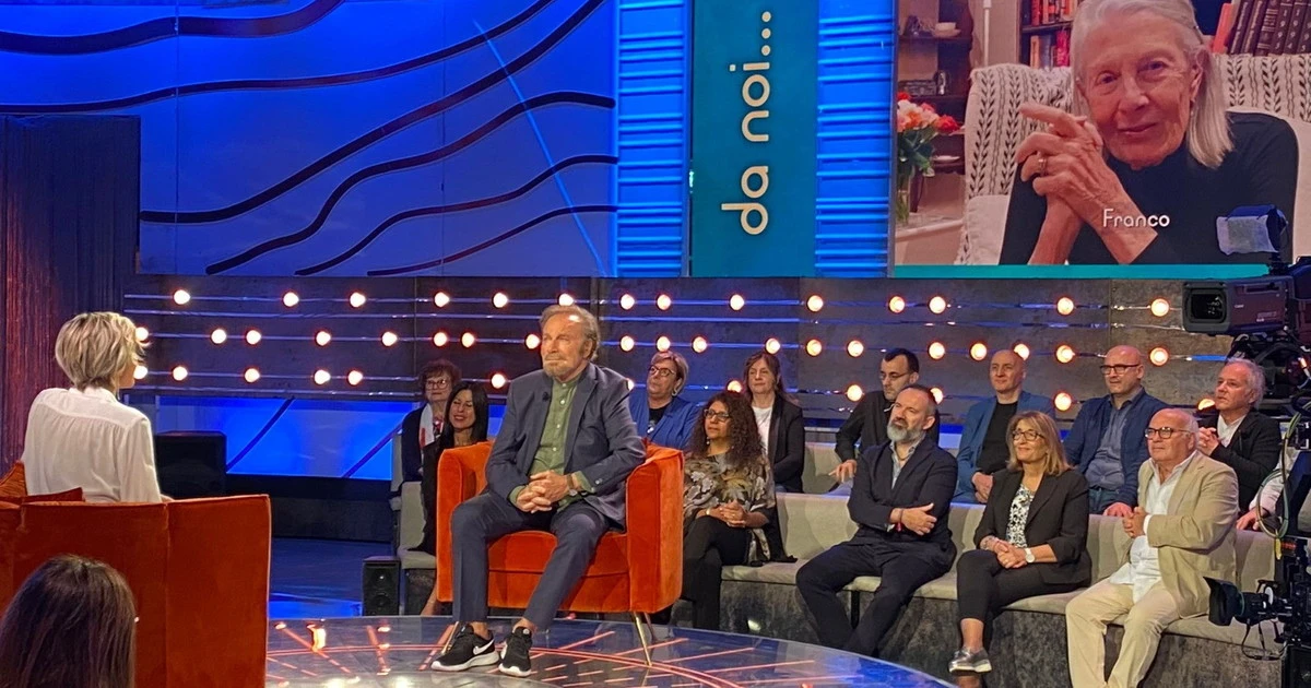 Franco Nero a Da noi... a ruota libera: il toccante messaggio di Vanessa Redgrave