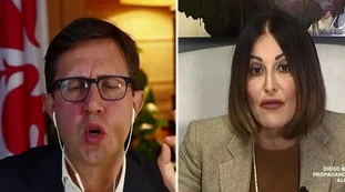 L'aria che tira, rissa Nardella-Santanchè: "Penosi e mortificanti". "Arrogante, lo hai capito o no?"