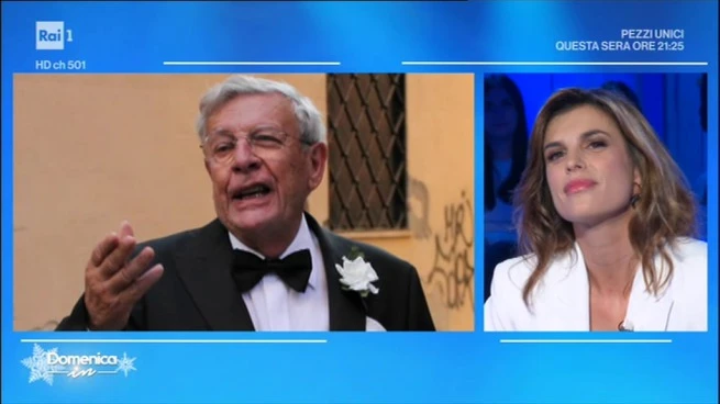 Domenica In, il crollo emotivo di Elisabetta Canalis quando parla del padre morto