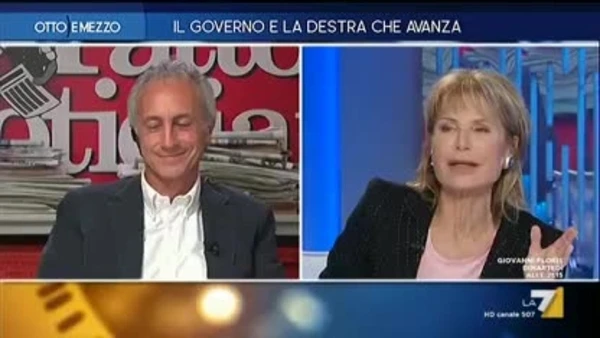 Lilli Gruber, Marco Travaglio e la dichiarazione in diretta: "Chi è la donna dell'anno?". E lei si scioglie