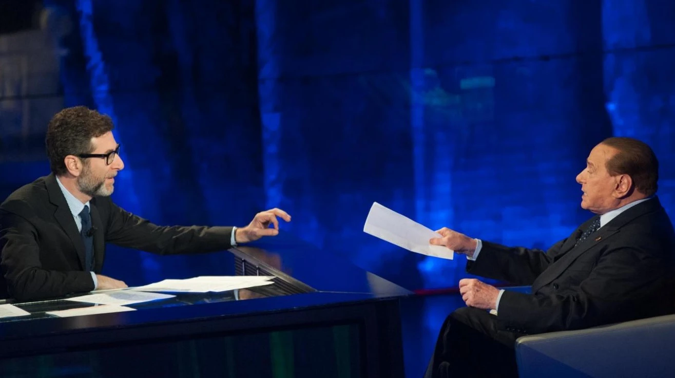 Silvio Berlusconi domenica da Fabio Fazio a "Che Tempo che fa"