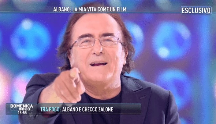 Domenica In contro Domenica Live, la versione di Al Bano Carrisi: c'è qualcosa che proprio non torna