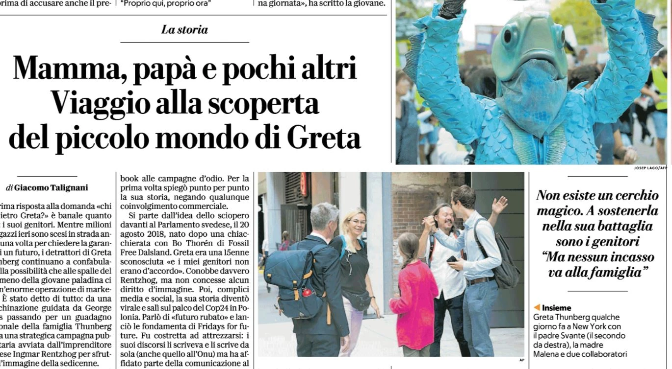 Greta Thunberg, sconcertante titolo su La Repubblica: o credono proprio a tutto o sono in cattiva fede