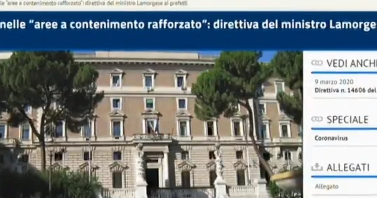 Coronavirus, altra falla: sul sito del ministero spunta ancora il modulo non aggiornato sulle zone rosse