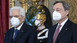 Sergio Mattarella e Mario Draghi