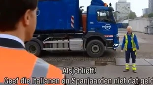 Mark Rutte al camionista: "Non diamo soldi agli italiani", poi risatine e pollice alto