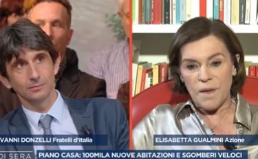 Donzelli-Gualmini, scontro da Del Debbio: 