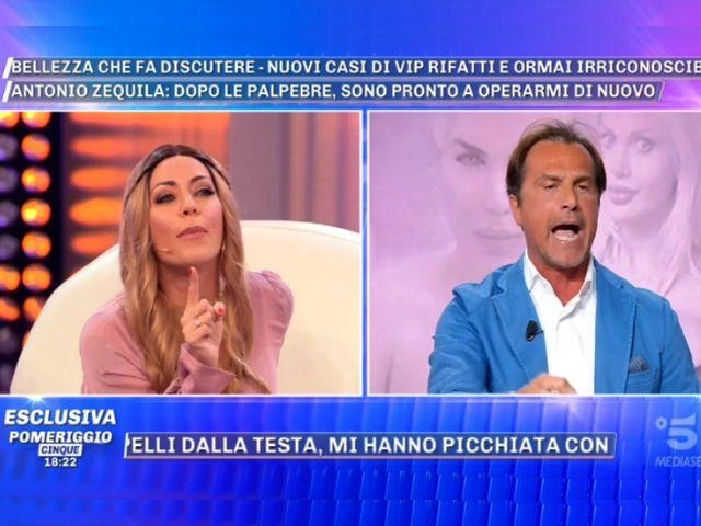 Pomeriggio 5, rissa-choc tra Zequila e Karina Cascella: "Cerebrolesa", "cogl***". D'Urso nel panico