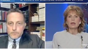 Massimo Giannini e Lilli Gruber