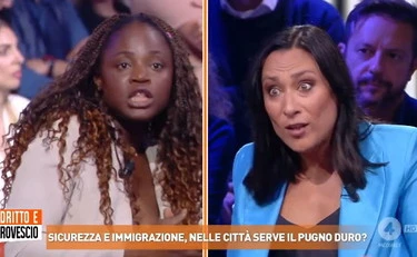 Dritto e Rovescio, Sara Kelany: "Immigrazione e crimine, il collegamento è diretto"