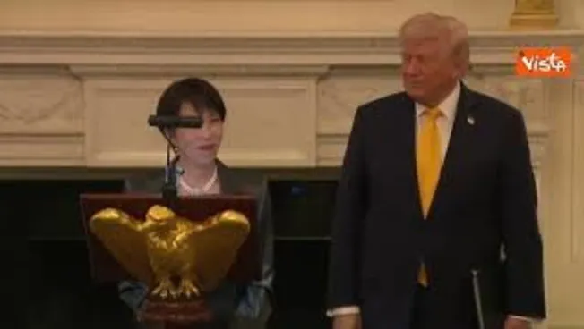 La premier giapponese Takaichi fa gli auguri a Barron, il figlio di Trump, per il suo compleanno