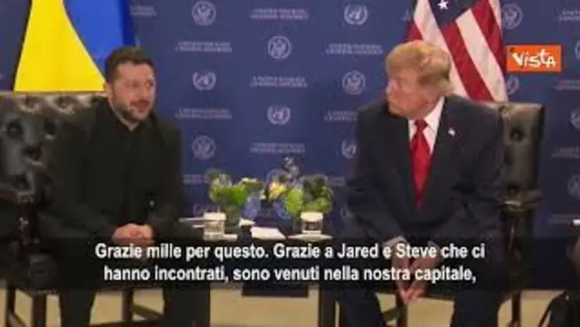 Leggi l'articolo: Zelensky: Spero porremmo fine a questa guerra prima dell'inverno