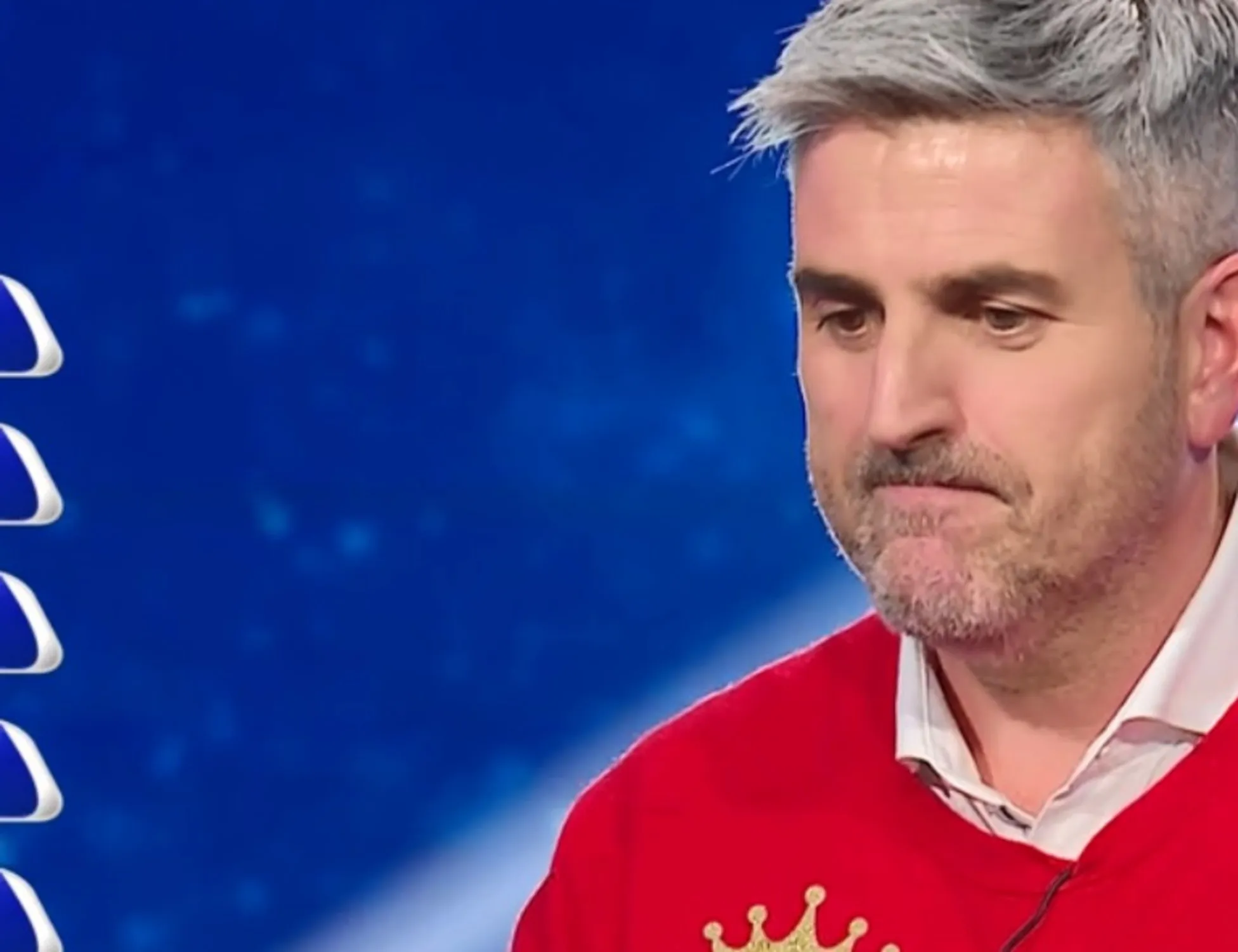 "Che sconforto": <br />Cristian travolto