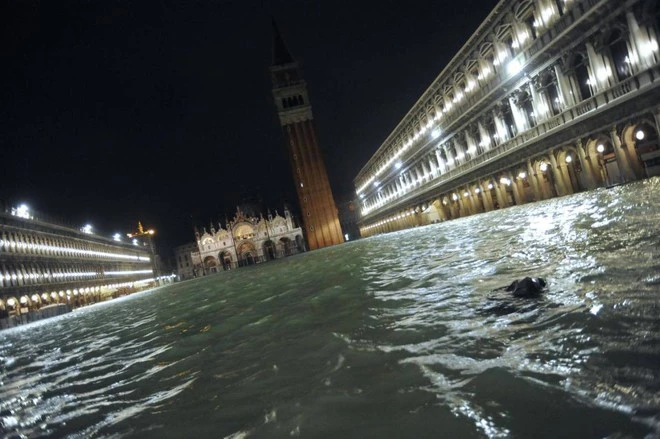 Venezia, effetti collaterali al tempo di Greta Thunberg: per M5s e gretini la colpa è della Lega