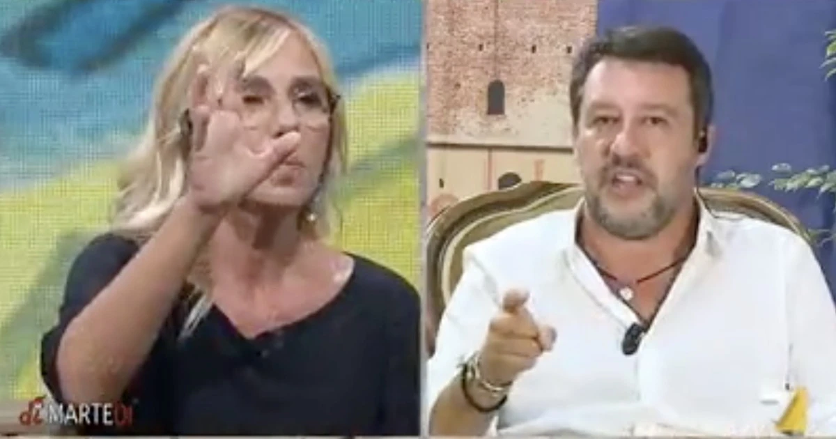 Matteo Salvini contro Concita De Gregorio a DiMartedì: "Siete ossessionati, noi restituiamo i soldi a differenza de L'Unità"