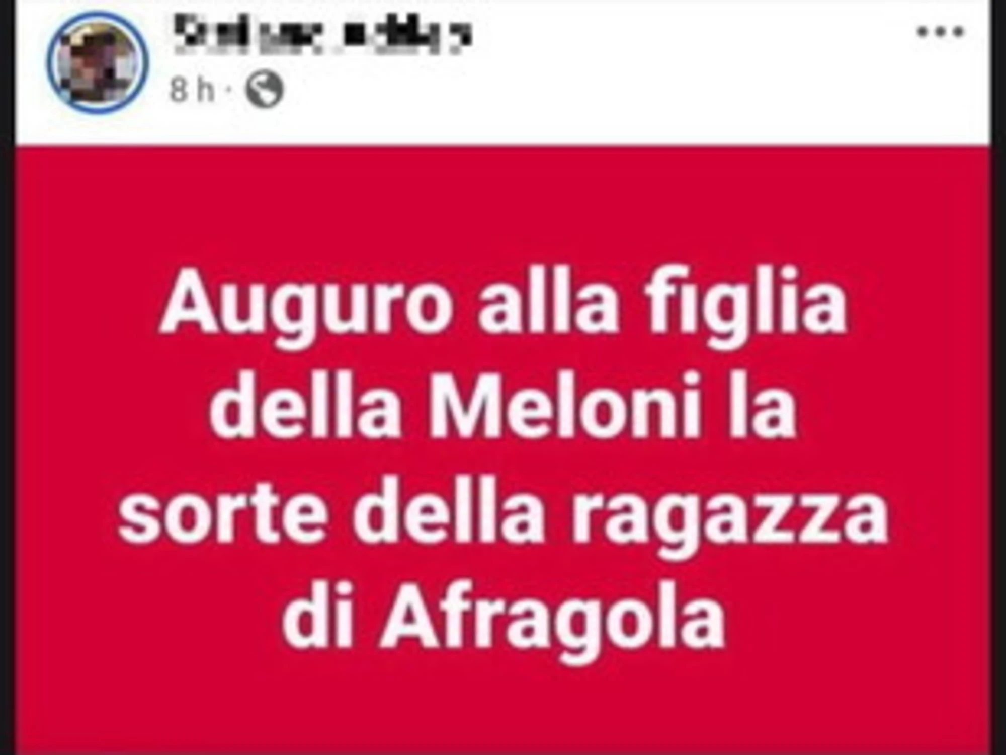 Giorgia Meloni, minacce di morte alla figlia: "Qualcosa di oscuro e malato"