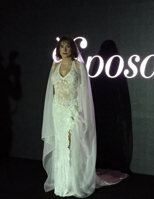 Vladimir Luxuria in bianco per sponsorizzare il matrimonio. Indignata la destra e non solo...