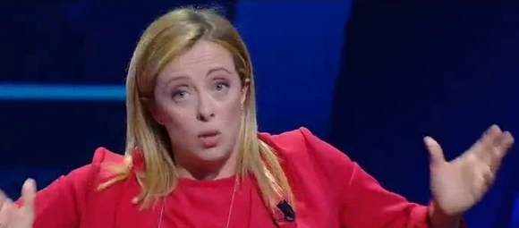 Giorgia Meloni al Maurizio Costanzo Show