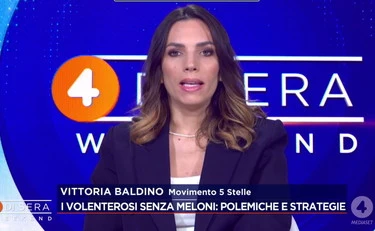 4 di Sera, Vittoria Baldino la spara contro Meloni: "Sintomo di debolezza"