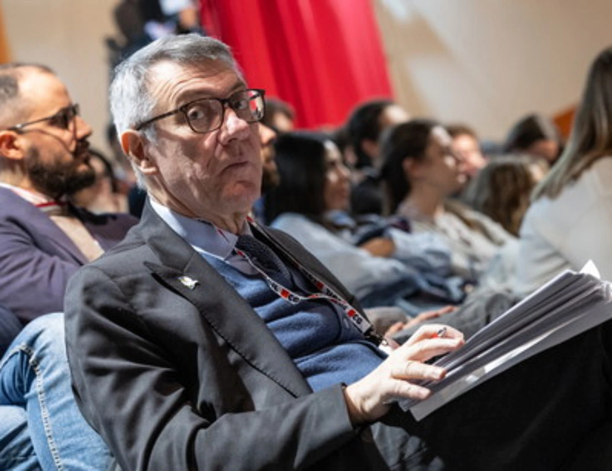 Maurizio Landini, il "comizio" all'università