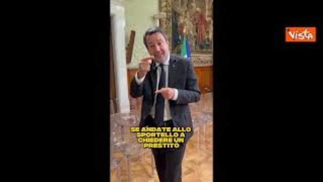 Leggi l'articolo: Salvini: Avanti con la "Robin Hood" Tax per le banche, chi più ha più dà