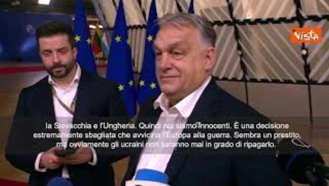 Orban a Bruxelles: Prestito Ue per Kiev totalmente sbagliato. Noi innocenti, ne siamo fuori