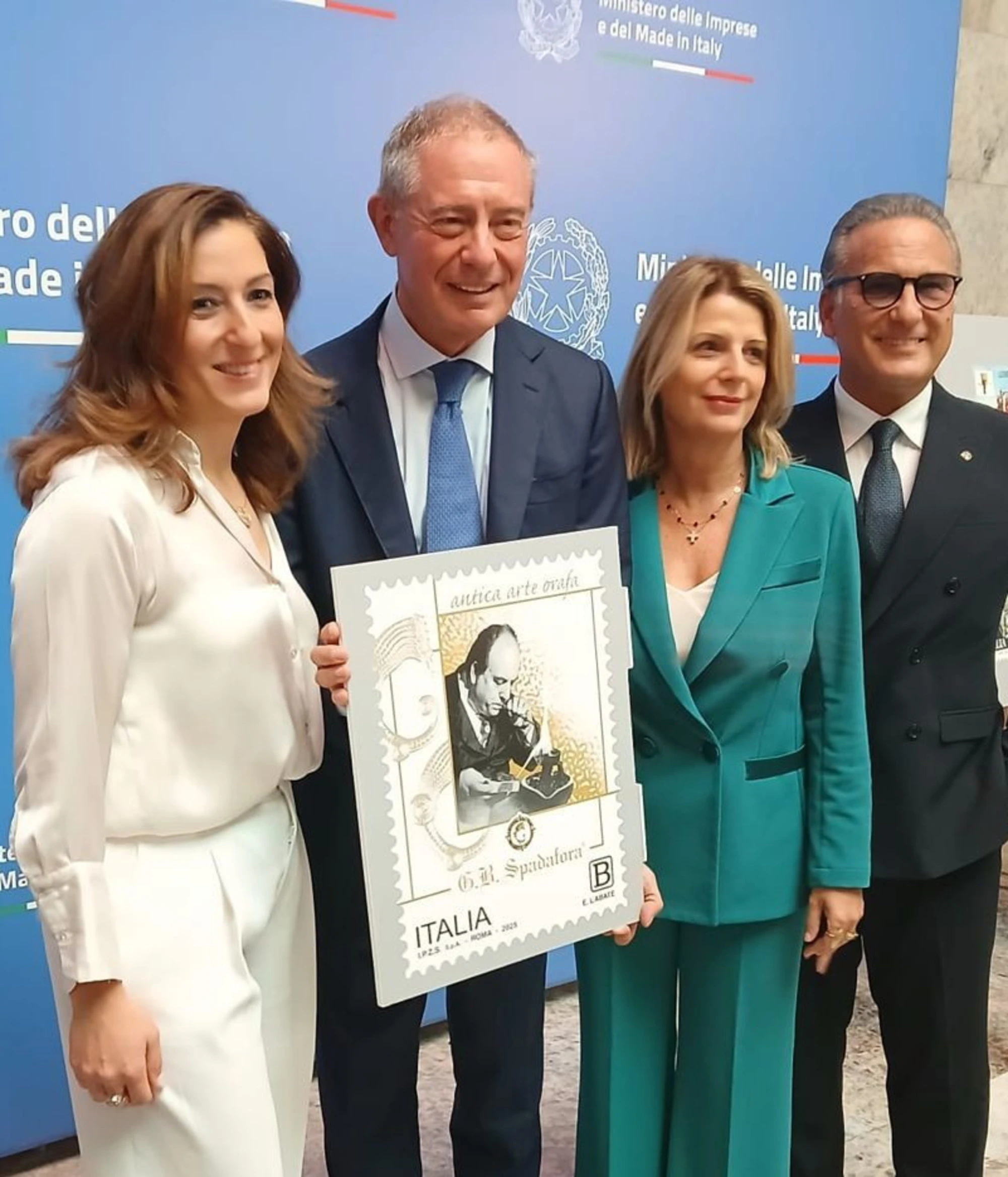 Presentato al Mimit il francobollo dedicato alla tradizione orafa di G.B. Spadafora, simbolo dell’eccellenza Made in Italy