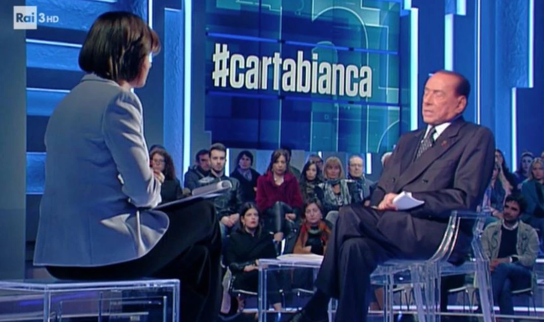 Cartabianca, Berlusconi bacchetta la Berlinguer: "Così non si fa la televisione"