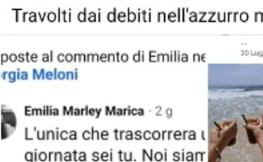 Meloni, Osho smaschera la creator che la attaccò: "Travolti dai debiti a Mallorca"