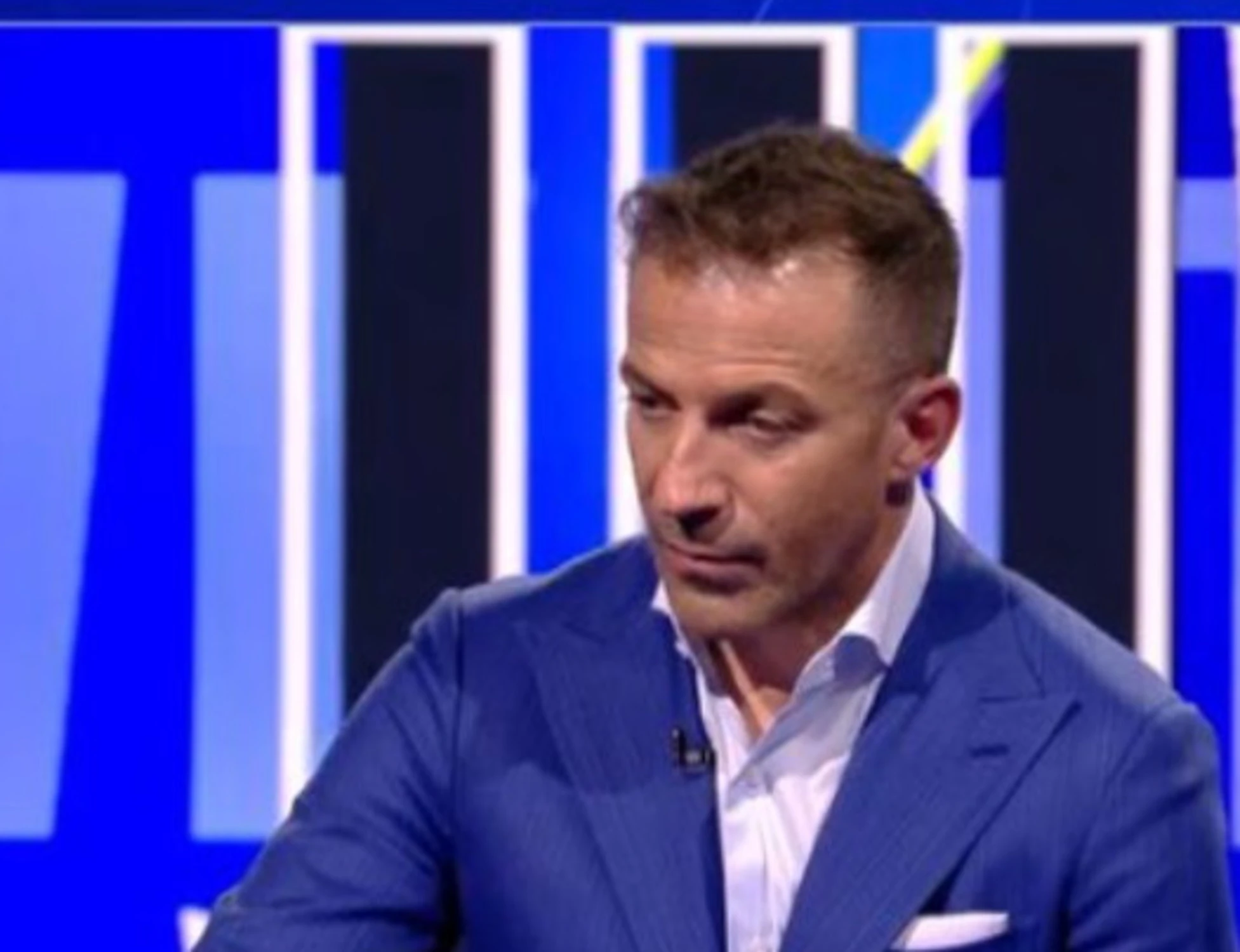 Spalletti gela Del Piero in tv: "Non ci sono spunti per parlare"